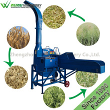 Weiwei poultry feed ensiling chaff cutter crusher ensilage machine engine driven